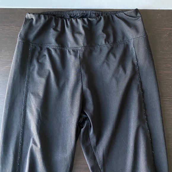 Cropped black leggings - Picture 3 of 4